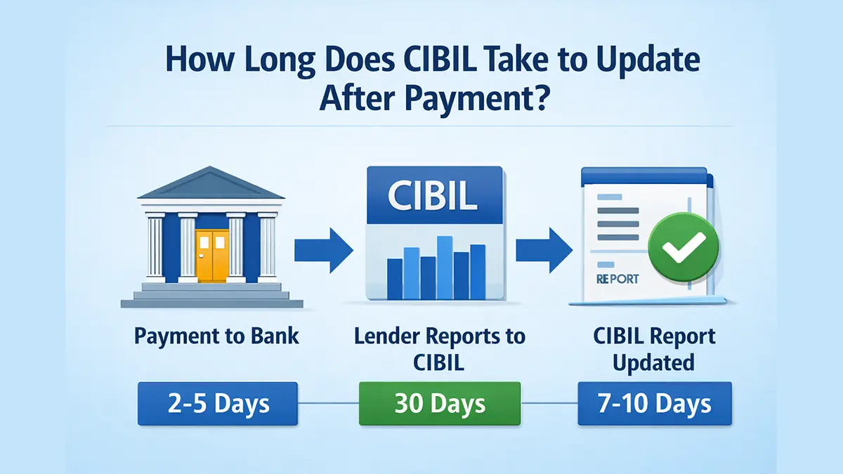 How Long Does CIBIL Take to Update After Payment? (2026)